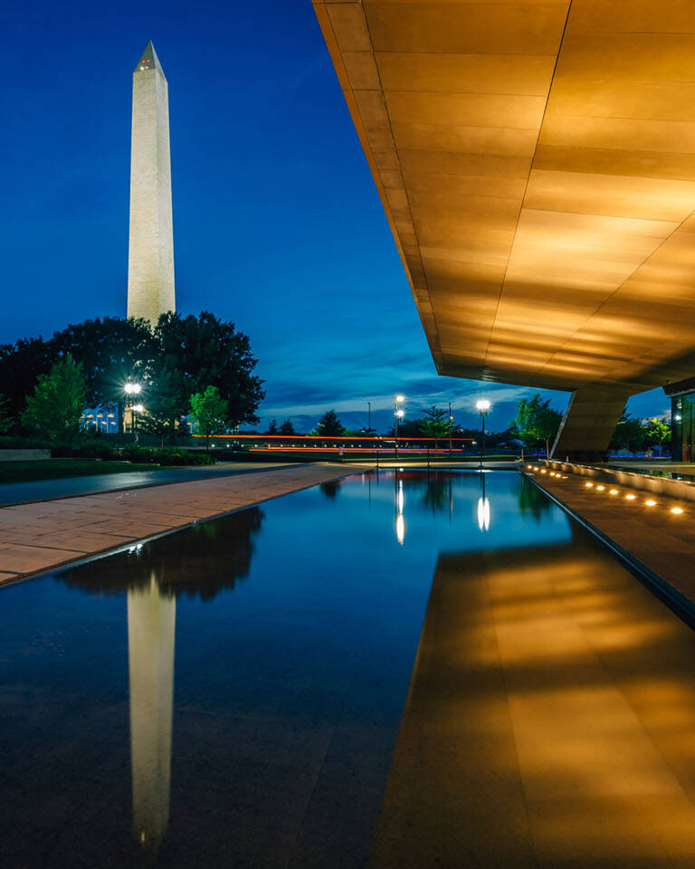 The Washington Monument and National Museum of African American History & Culture